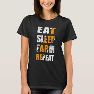 Camiseta Tractor Agricultor Granja Agricultura Vaca Agricul