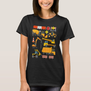 Camiseta Tractor cargador de construcción Volquete de const