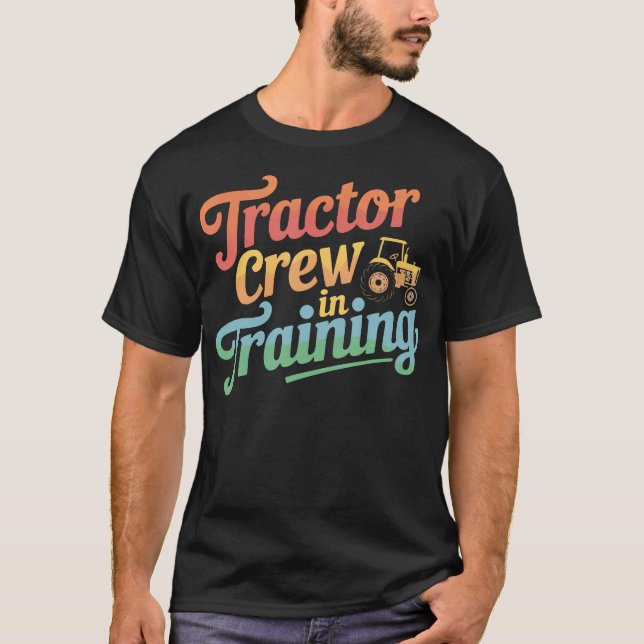 Camiseta Tractor Crew Farmer Agriculture Farming Farm (Anverso)