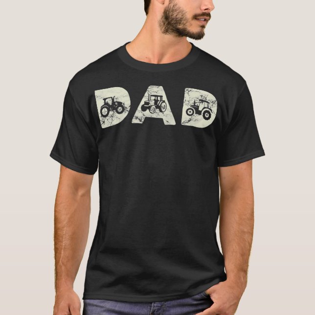 Camiseta Tractor Dad Farming Padre Farm Lover Farmer Daddy (Anverso)