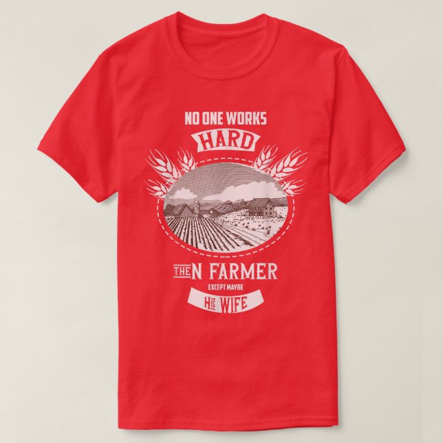 Camiseta Tractor de agricultores agrícolas (Diseño del anverso)