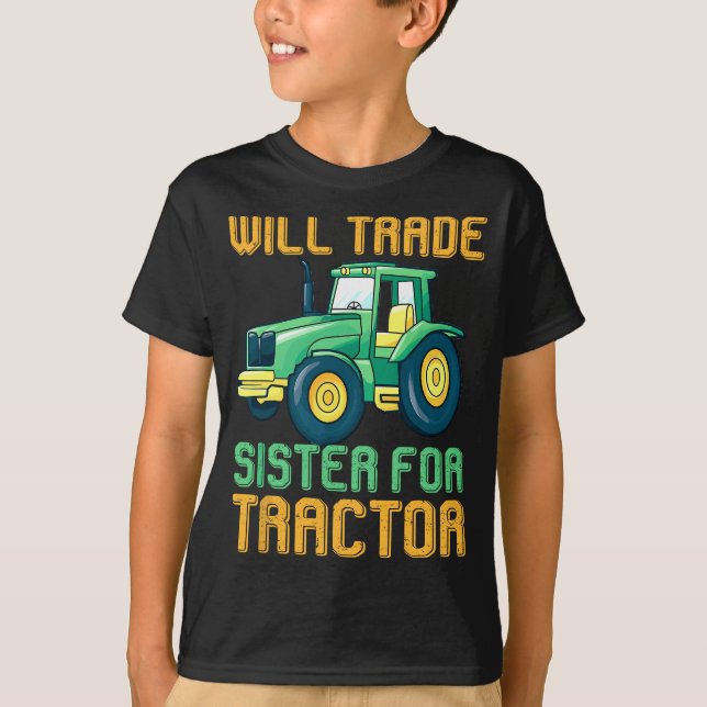 Camiseta Tractor De Agricultores Retro Comerciará Con Herma (Anverso)