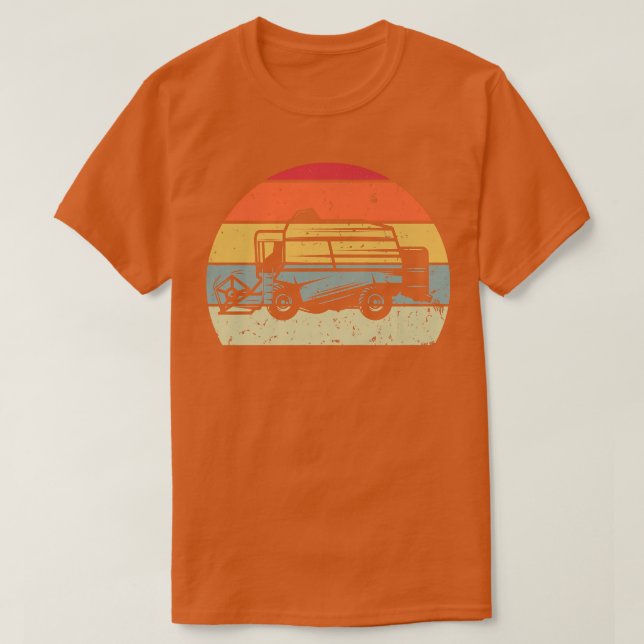 Camiseta Tractor de agricultores retro Tractor de granjeros (Diseño del anverso)