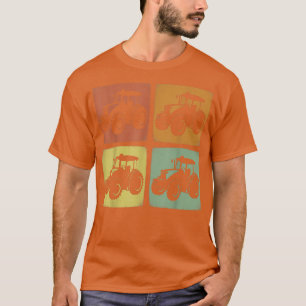 Camiseta Tractor de agricultura de cosecha de vintage Retro