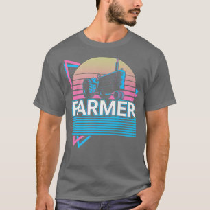Camiseta Tractor de agricultura de granjeros Retro