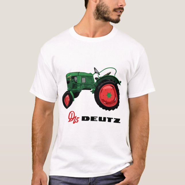 Camiseta Tractor de época D15 Deutz (Anverso)