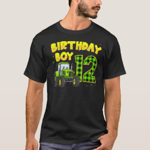 Camiseta Tractor de granja 12º cumpleaños 12 años Pa