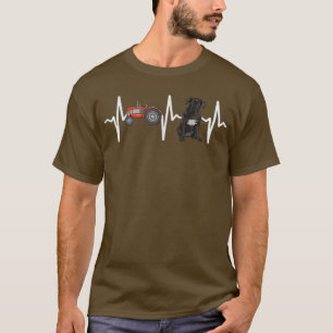 Camiseta Tractor de granjas Cane Corso Heartbeat Perro Love