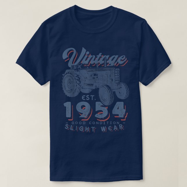 Camiseta Tractor de granjeros de cosecha nativa establecido (Diseño del anverso)