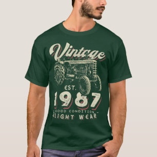 Camiseta Tractor de granjeros de cosecha nativa fundado en