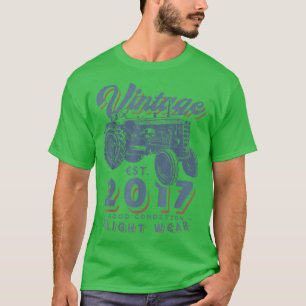 Camiseta Tractor de granjeros de época establecido en 2017