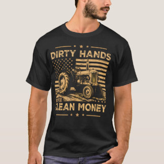 Camiseta Tractor de Hombres Granjeros