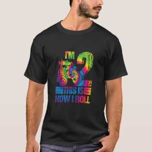 Camiseta Tractor de la granja Tie Dye Soy el segundo Fiesta