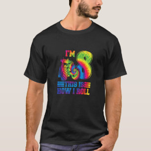Camiseta Tractor de la granja Tie Dye. Soy la octava fiesta