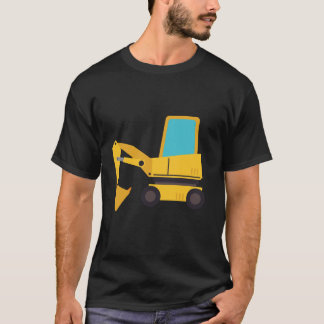 Camiseta Tractor de Naranja de construcción para trabajador