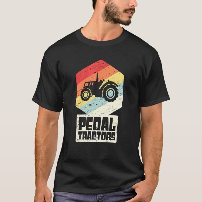 Camiseta Tractor de pedal que recopila antigüedades 1 (Anverso)