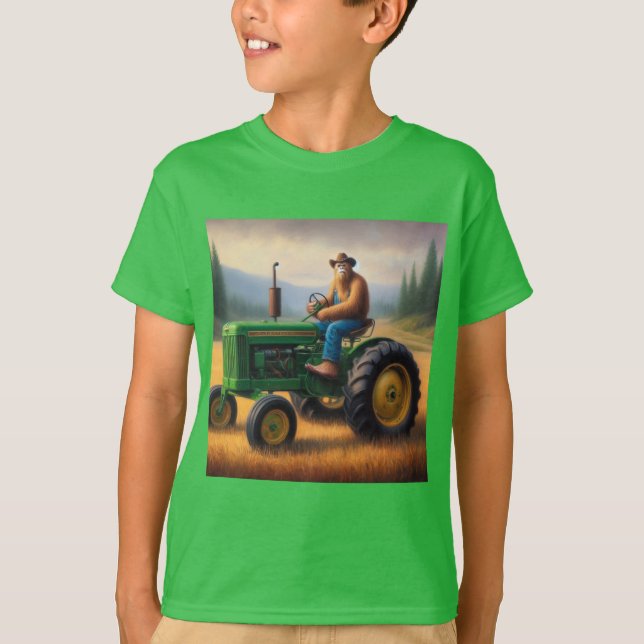Camiseta Tractor de pie grande (Anverso)