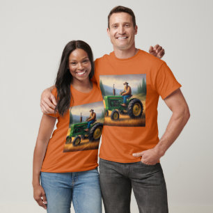 Camiseta Tractor de pie grande