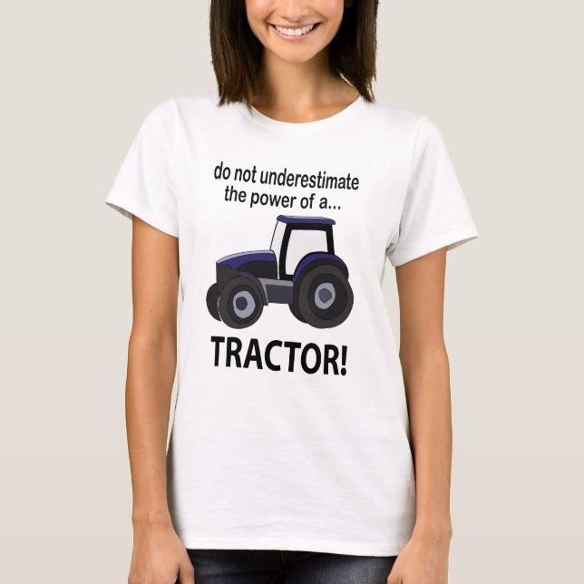 Camiseta Tractor de potencia del tractor (Anverso)