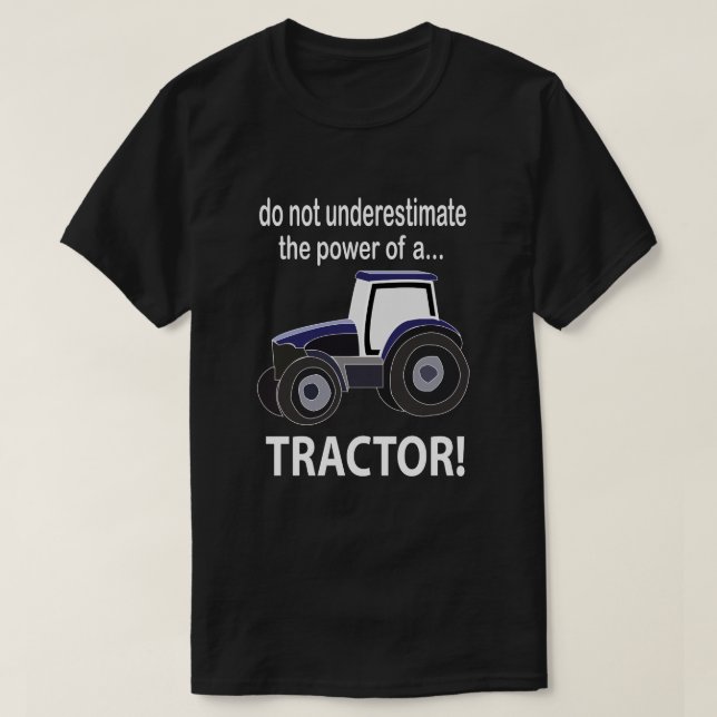Camiseta Tractor de potencia del tractor (Diseño del anverso)