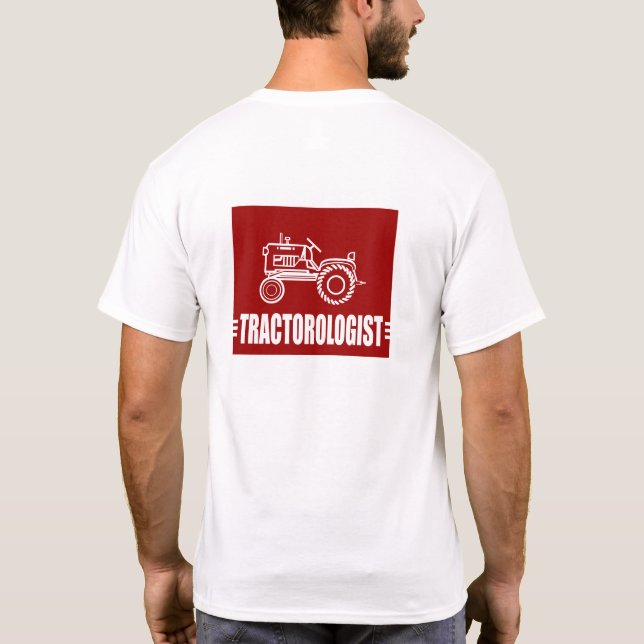 Camiseta Tractor divertido (Reverso)
