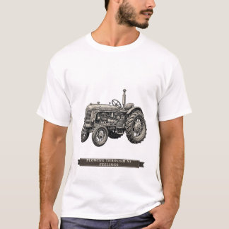 Camiseta Tractor Divertido "Arando Mis Sentimientos"
