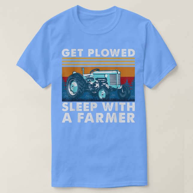 Camiseta Tractor, duérmete con una cosecha de granjeros (Diseño del anverso)