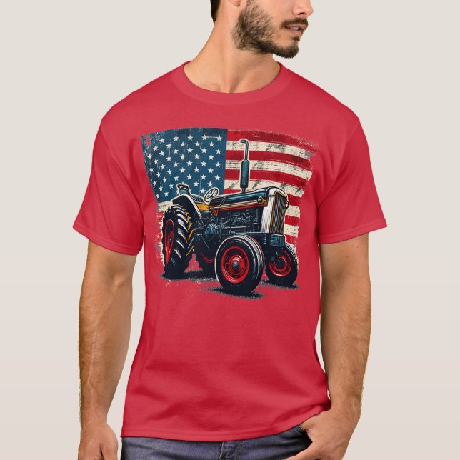 Camiseta Tractor - estilo 1 (Anverso)