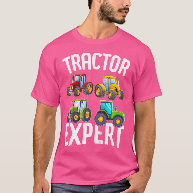 Camiseta Tractor Expert Funny Boys Tractors Toddler (Anverso)