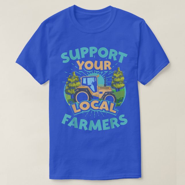 Camiseta Tractor Farmer Farming Farm  (Diseño del anverso)