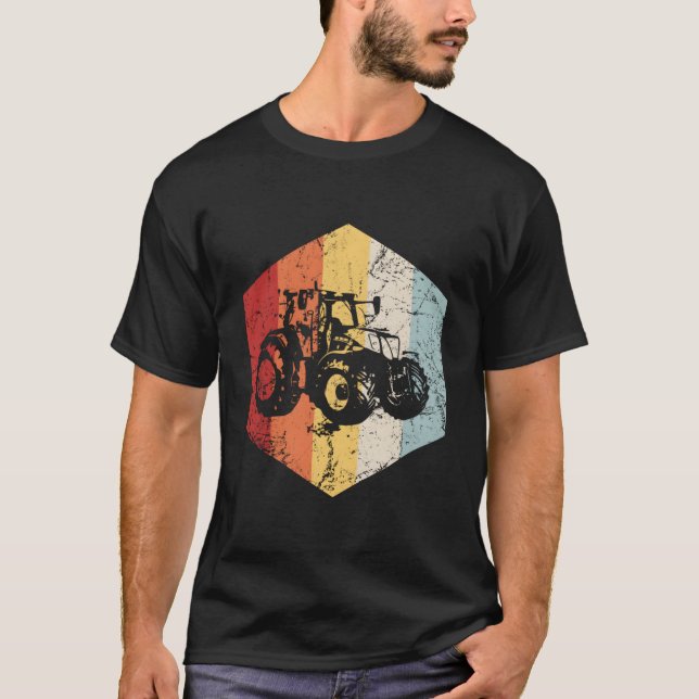Camiseta Tractor Farmer Farming Farm Harvest Agriculture (Anverso)