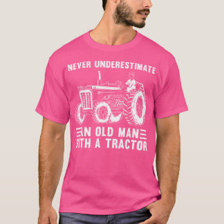 Camiseta Tractor Genial Para Abuelo Hombres Conductor De Tr