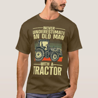 Camiseta Tractor Guay Para Hombres Abuelo Granjero Conducto