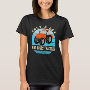 Camiseta Tractor Guay Para Niños Niños Pequeños Granjeros F