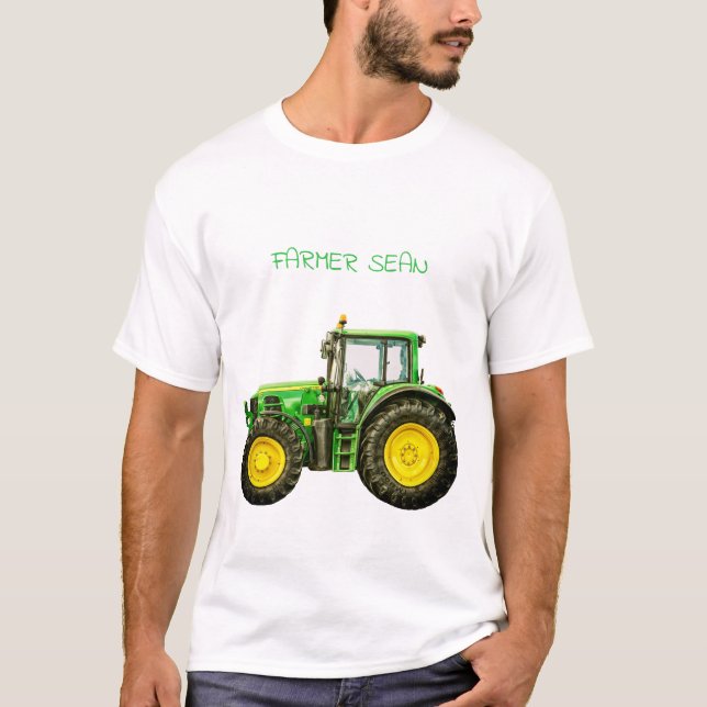 Camiseta Tractor John Deere para Agricultores (Anverso)