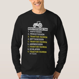 Camiseta Tractor Landwurt Conduciendo Mi Día Perfecto Para 