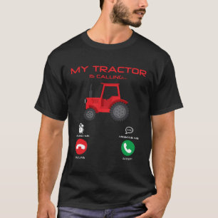 Camiseta Tractor llama a la explotación agrícola de llamada