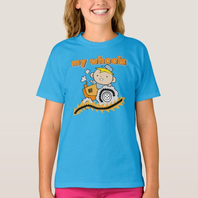 Camiseta Tractor mis ruedas (Anverso)