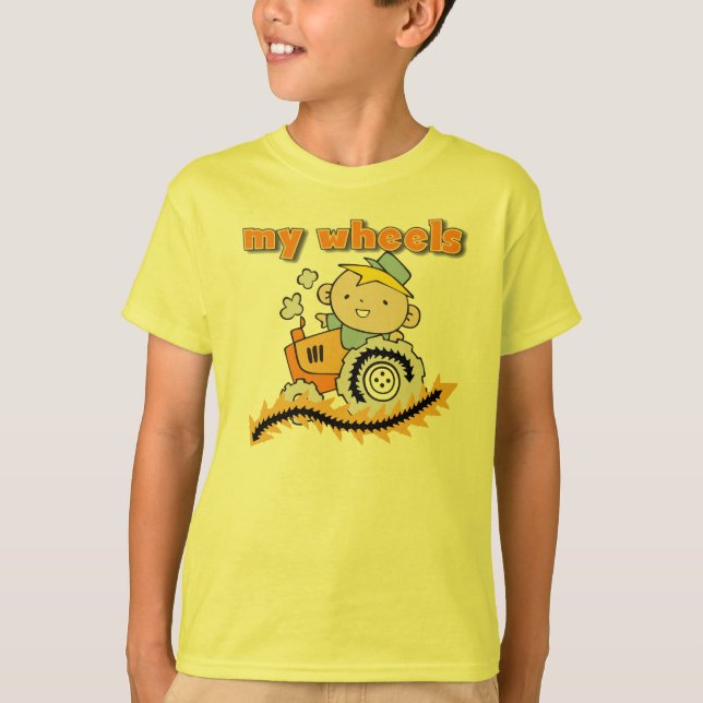 Camiseta Tractor mis ruedas (Anverso)