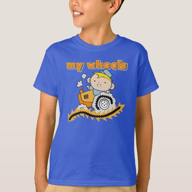 Camiseta Tractor mis ruedas (Anverso)
