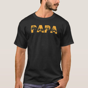 Camiseta Tractor Papa Farming Father Farm Farmer