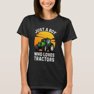 Camiseta Tractor Para Niños Niños Pequeños Campesinos Granj