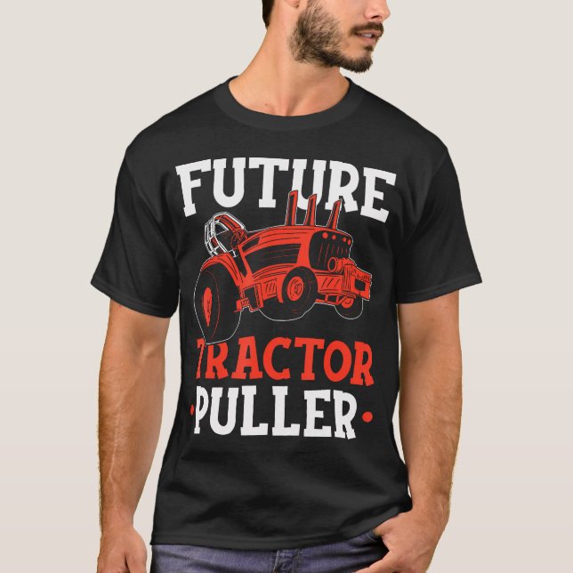 Camiseta Tractor Puller Futuro Tractor Pulling Tractorpulli (Anverso)