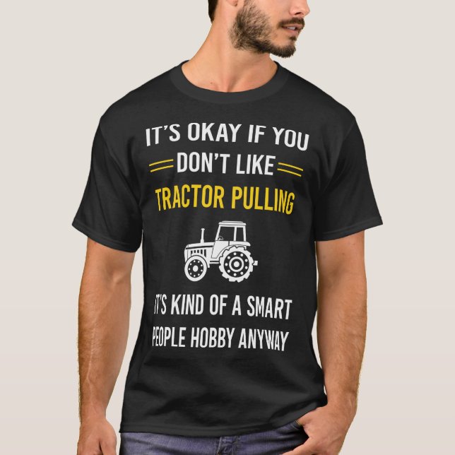 Camiseta Tractor Pulling para Gente Inteligente (Anverso)