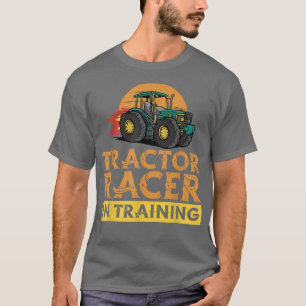 Camiseta Tractor Racer En Entrenamiento Granjero Tractor Fa