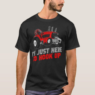 Camiseta Tractor Remolcador Divertido Me Siento Aquí Para C