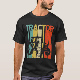 Camiseta Tractor Retro Granja Camión de cultivo de la vida 