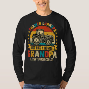 Camiseta Tractor retro granjero granjero masculino