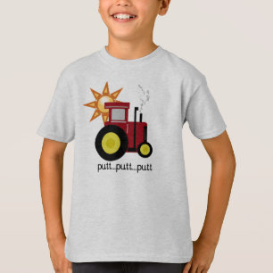 Camiseta Tractor rojo