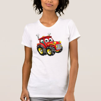 Camiseta Tractor rojo de Personalizado corto